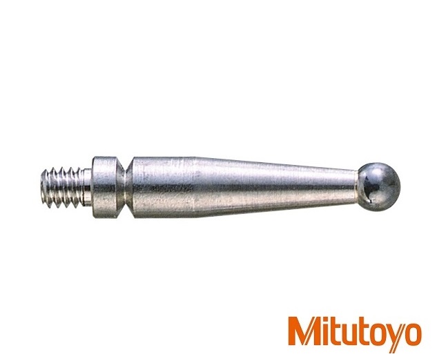 Měřicí dotek pro páčkový úchylkoměr Mitutoyo, D: 2 mm, L2: 15,2 mm, tvrdokov