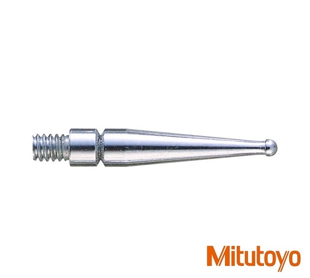 Měřicí dotek pro páčkový úchylkoměr Mitutoyo, D: 1 mm, L2: 17,4 mm, tvrdokov
