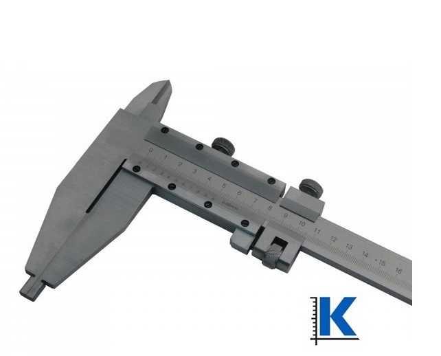 Dílenské posuvné měřítko 0-400 mm, čelisti 100 mm, s měřicími nožíky pro vnitřní měření