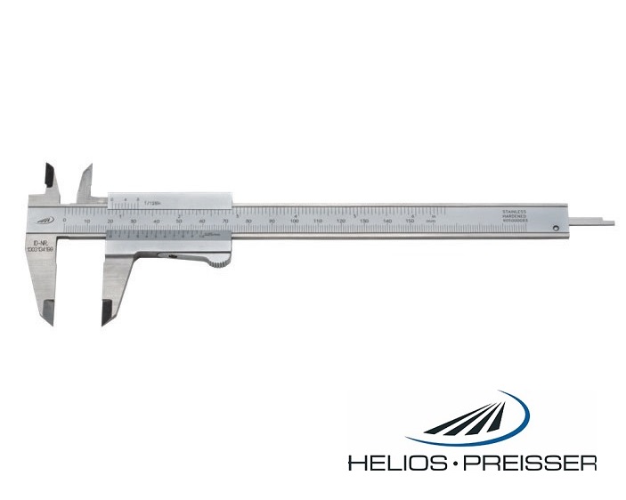 Posuvné měřítko Helios-Preisser 0-150 mm, 0,05 mm, aretace tlačítko