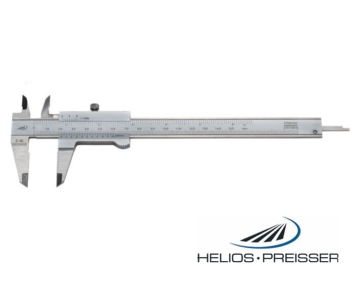 Posuvné měřítko Helios-Preisser 0-150 mm, 0,05 mm, aretace šroubek