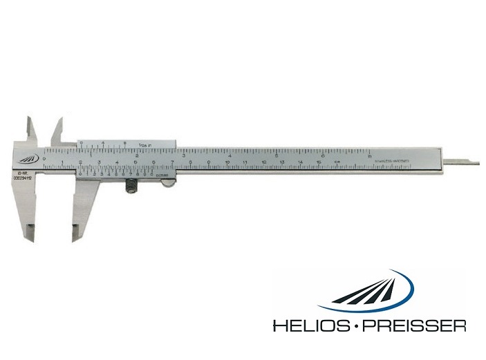 Posuvné měřítko Helios-Preisser 0-150 mm, 0,05 mm, aretace šroubek, čtení bez paralaxy