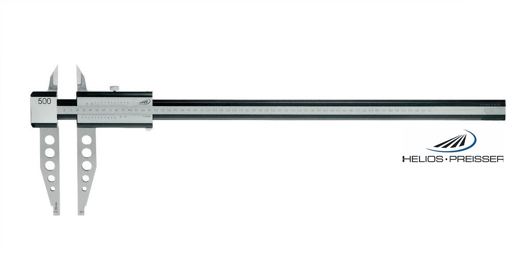Hliníkové posuvné měřítko 0-300 mm, čelisti 90 mm, s měřicími nožíky pro vnější měření
