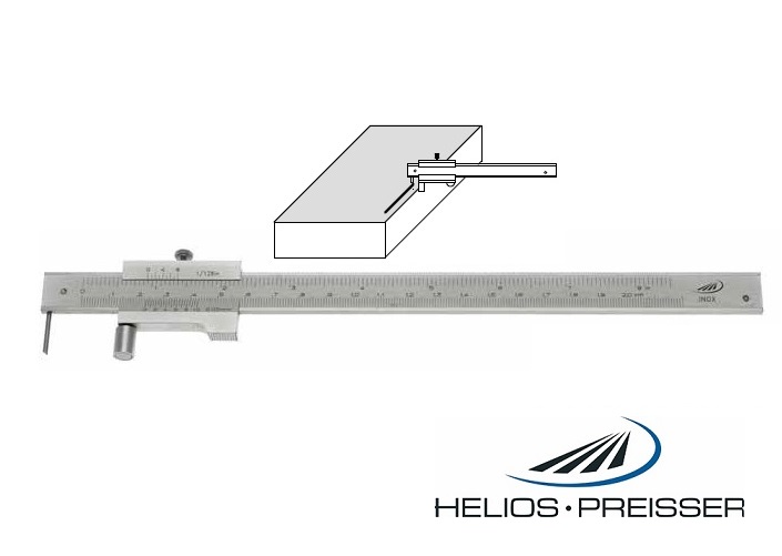 Rýsovací posuvné měřidlo 0-200 mm, 0,05 mm, Helios-Preisser