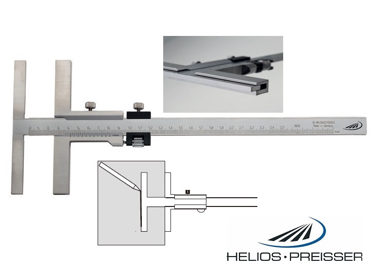 Posuvné měřítko pro orýsování 0-160 mm, Helios-Preisser