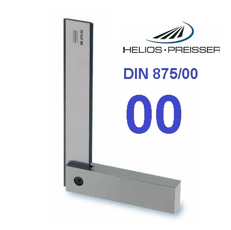Nerezový nožový úhelník se širokou základnou Helios-Preisser 300x200 mm DIN 875/00