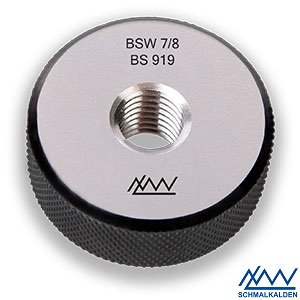 BSW 2" 1/4 - 4  Závitový kalibr - kroužek dobrý, BS 919