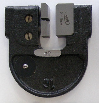 Třmenový kalibr nastavitelný 0-6 mm, Helios-Preisser