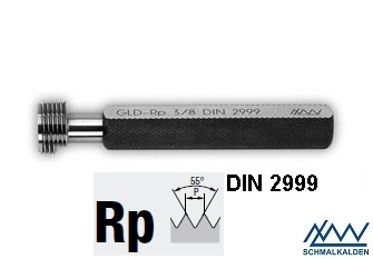 Rp 1/8 DIN 2999 - závitový kalibr kuželový