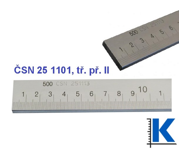 Měřítko ocelové ploché bez přesahu 1000 /32x6 mm