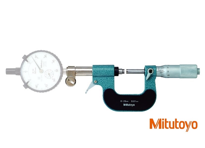 Třmenový mikrometr Mitutoyo 0-25 mm pro číselníkový úchylkoměr