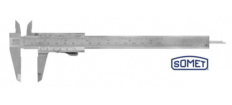 Posuvné měřítko Somet 0-160 mm, 0,05 mm, aretace tlačítko