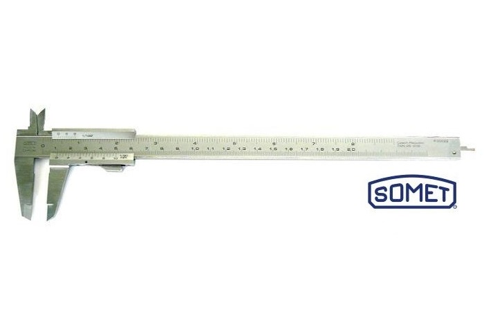 Posuvné měřítko Somet 0-200 mm, 0,05 mm, aretace tlačítko