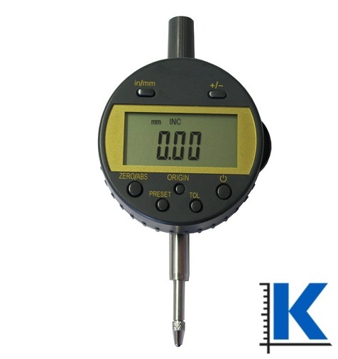 Digiální úchylkoměr KMITEX 0-12,7 mm, 0,01mm, pr. 60 mm, IP54, PROFESIONAL
