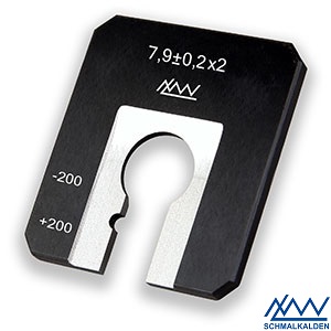 1,2 až 6 mm - Třmenový kalibr jednostranný, ocelový plech, DIN 2235