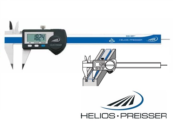 Posuvné měřítko Helios-Preisser 0-150 mm s ostrými hroty, IP67