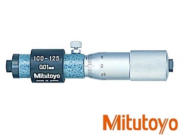 Mikrometrický odpich Mitutoyo 100-125 mm, měřicí plochy tvrdokov