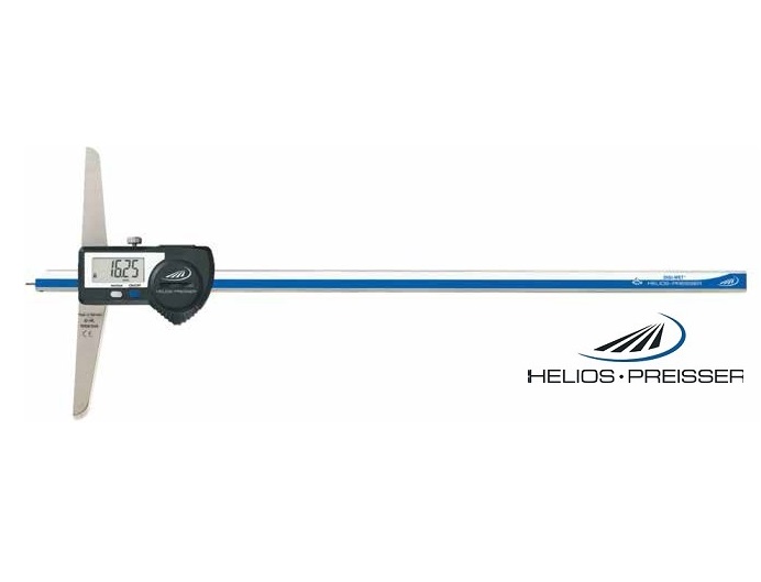 Digitální posuvný hloubkoměr Helios-Preisser s jehlou 0-200 mm, můstek 100 mm
