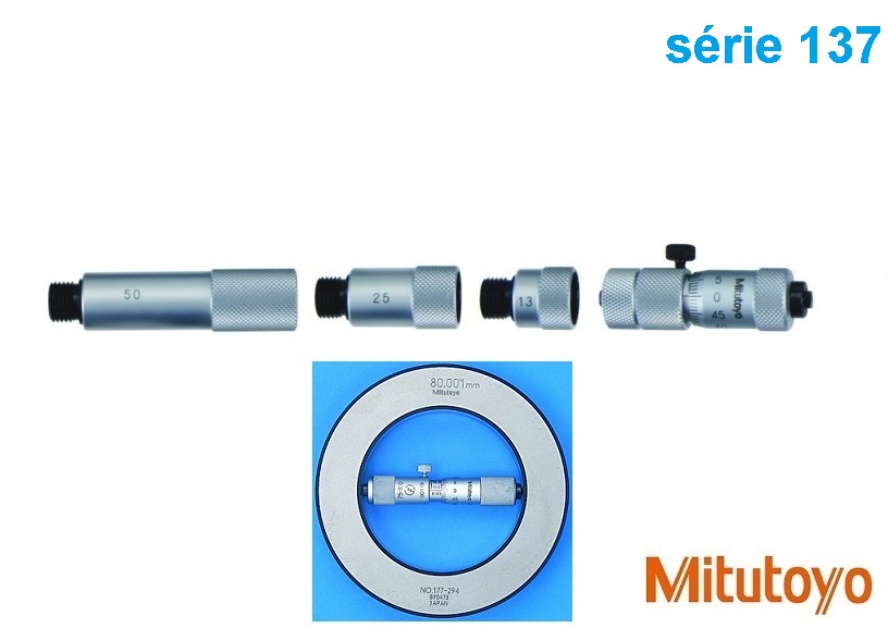 Mikrometrický odpich skládací Mitutoyo 50-150 mm, měřicí plochy z tvrdokovu