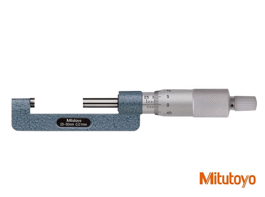 Třmenový mikrometr Mitutoyo na měření ložiskových pouzder 50-75 mm