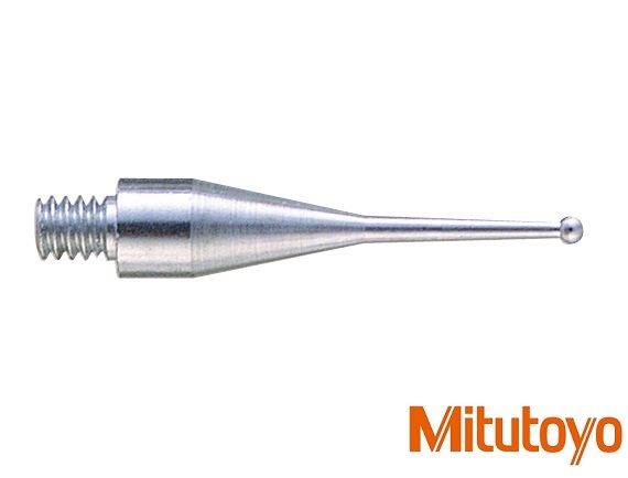 Měřicí dotek pro páčkový úchylkoměr Mitutoyo, D: 0,7 mm, L2: 18,7 mm, ocel