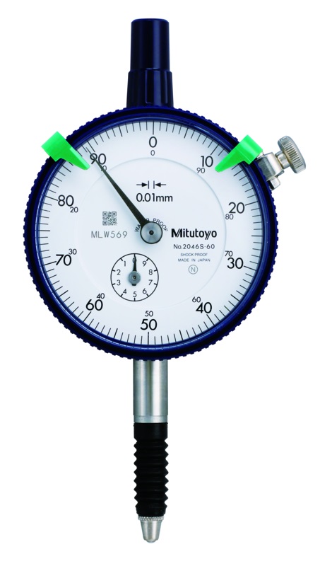 Číselníkový úchylkoměr Mitutoyo 0-10/0,01 mm, průměr 57 mm, IP63