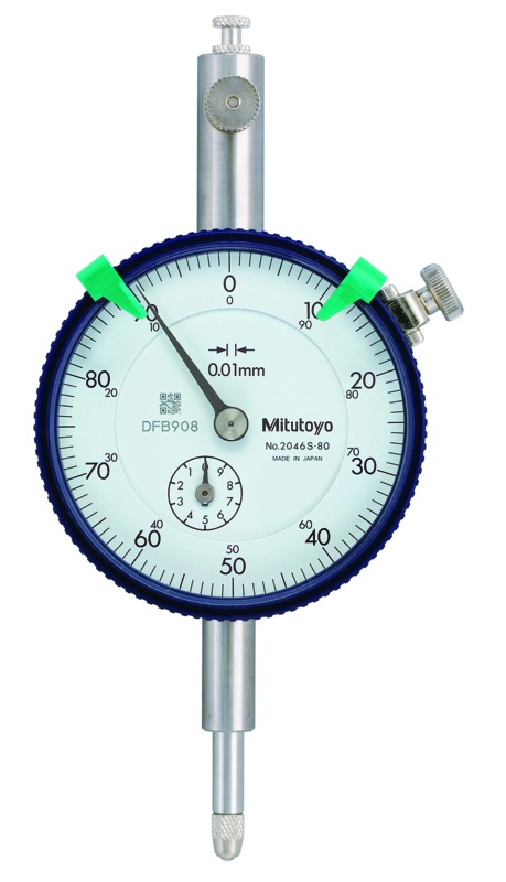 Číselníkový úchylkoměr Mitutoyo 0-10/0,01 mm, průměr 57 mm, funkce max