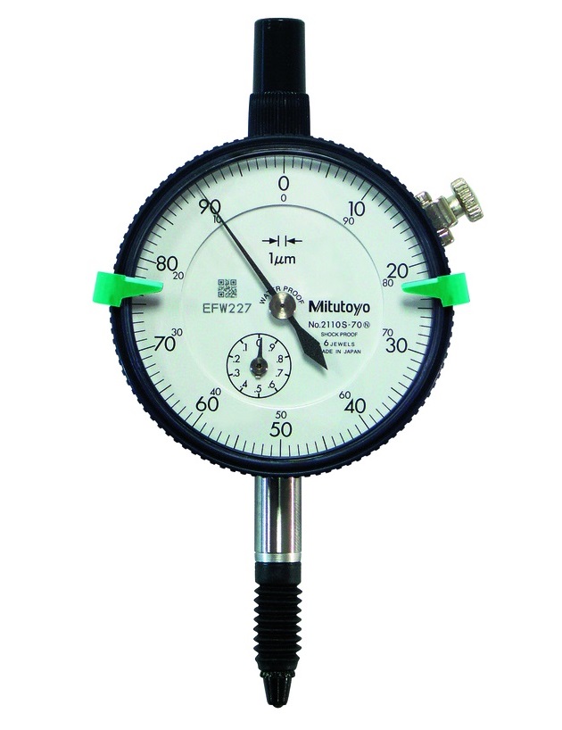 Číselníkový úchylkoměr Mitutoyo 0-1/0,001 mm, průměr číselníku 57 mm, IP63