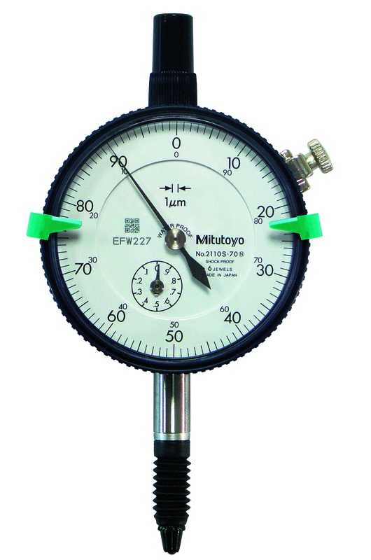 Číselníkový úchylkoměr Mitutoyo 0-1/0,001 mm, průměr číselníku 57 mm, IP63