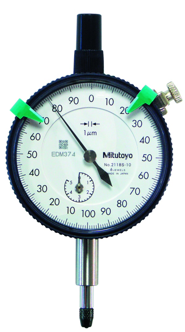 Číselníkový úchylkoměr Mitutoyo 0-5/0,001 mm, průměr 57 mm, stupnice 0-100-100