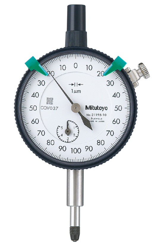 Číselníkový úchylkoměr Mitutoyo 0-5/0,001 mm, stupnice 0-100-0, průměr 57 mm