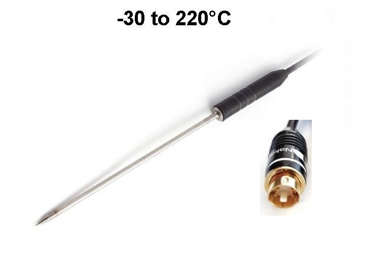 Teplotní sonda 2301-220/M s čidlem Pt1000, kabel 1m, konektor MiniDin