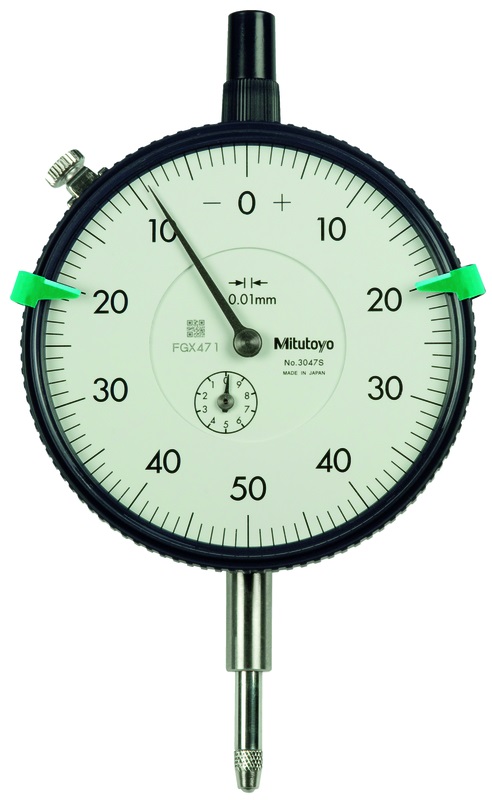 Číselníkový úchylkoměr Mitutoyo 0-10/0,01 mm, průměr 78 mm, stupnice 0-50-0