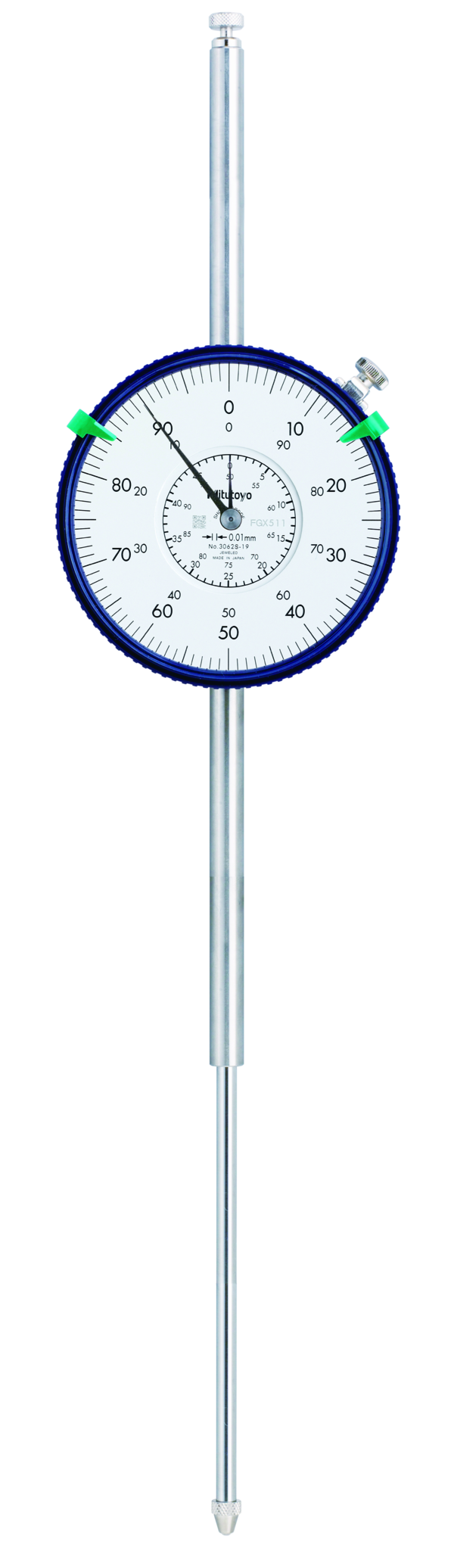 Číselníkový úchylkoměr Mitutoyo 0-100/0,01 mm, průměr 78 mm