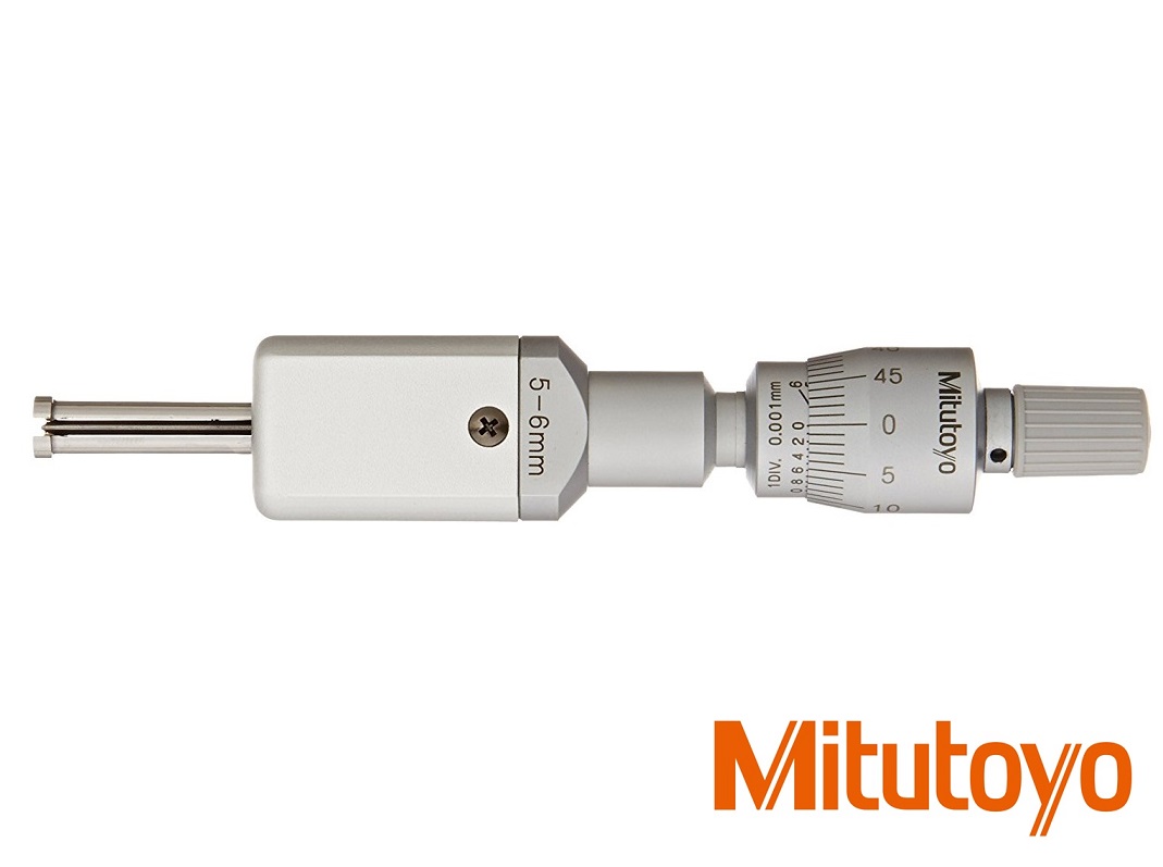Dvoudotekový dutinoměr Mitutoyo 5-6 mm malý přesný Mini-Holtest