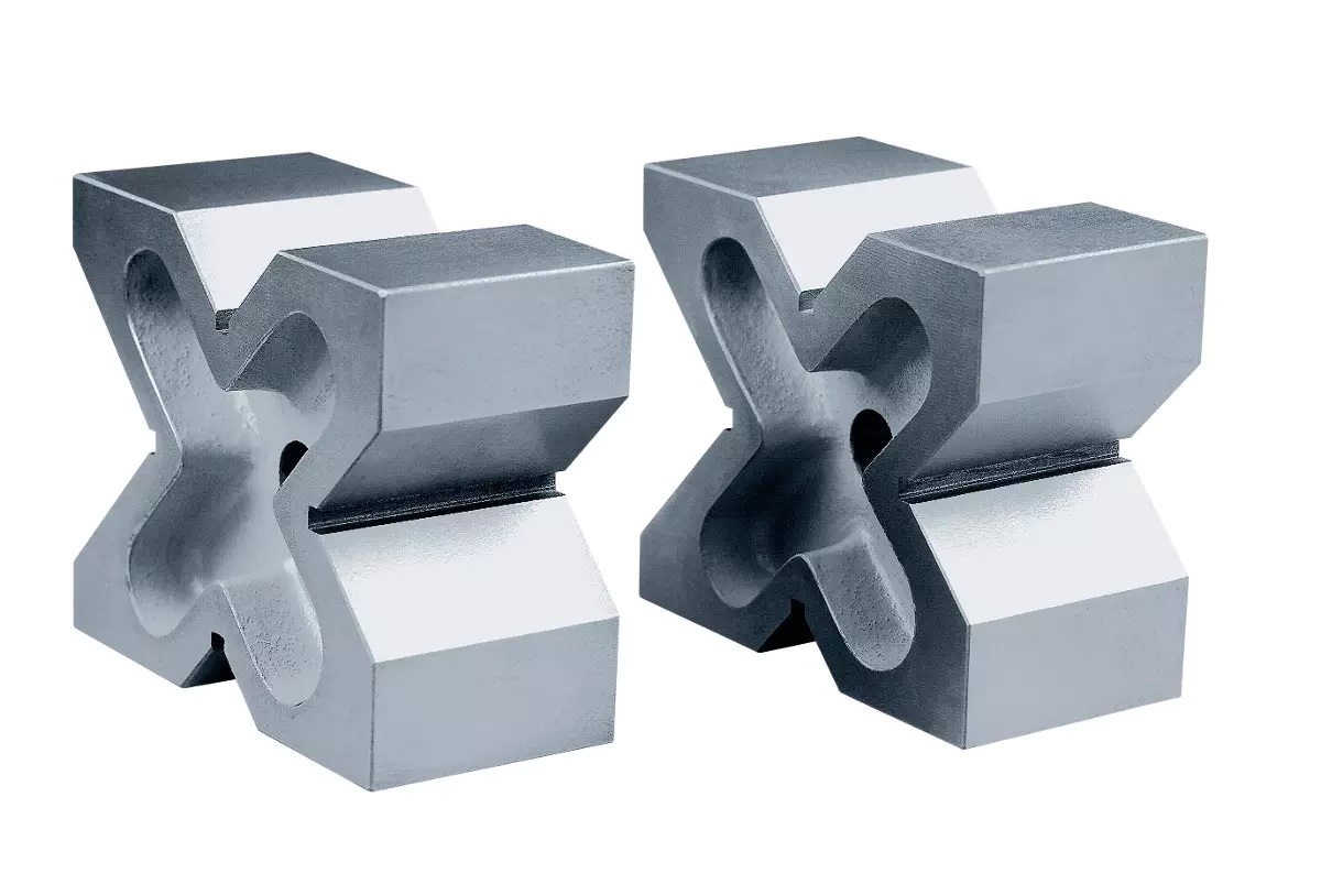 Prizmatické podložky X-block pár 150x130x75 mm, 8-110 mm, DIN 876/1