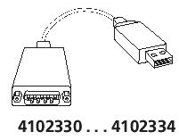 Datový adapterkabel z RS232 na USB (1 m), Mahr