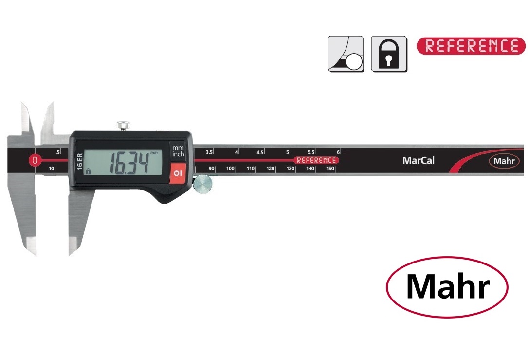 Digitální posuvné měřítko Mahr 0-300 mm, typ 16 ER, bez hloubkoměru