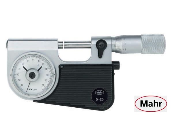 Mikropasametr Mahr s indikátorovým úchylkoměrem, typ 40 F, 25-50 mm