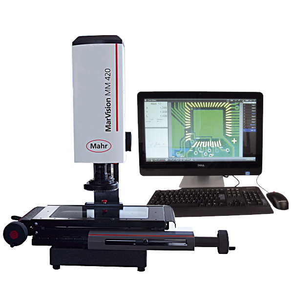 Měřicí mikroskop MM 420 X/Y 200x100 mm, zvětšení 35-225x