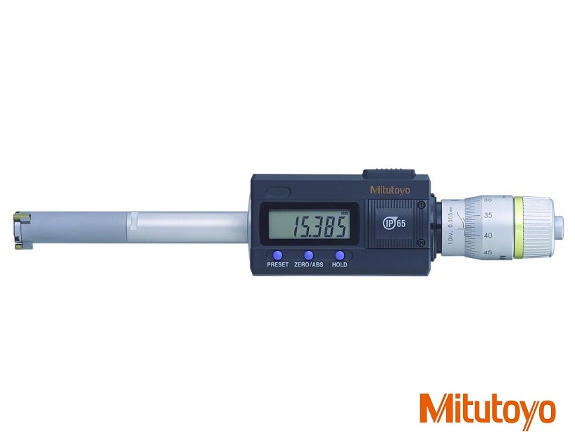 Digitální třídotykový dutinoměr Mitutoyo 12-16 mm, měřicí plochy titan, IP65