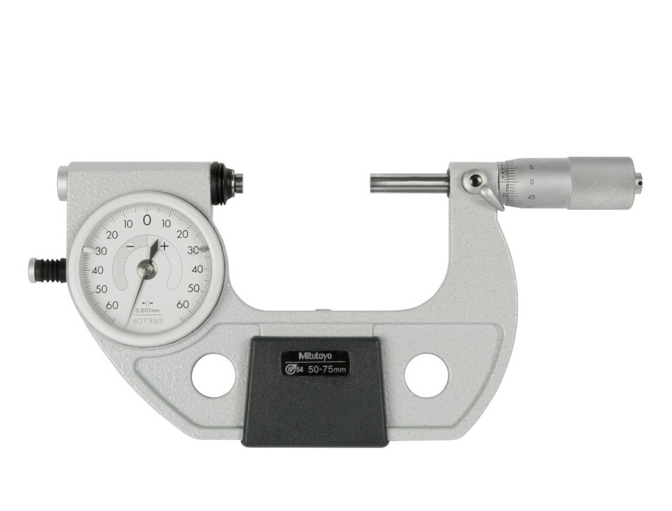 Ttřmenový mikropasametr Mitutoyo s přesným úchylkoměrem 50-75 mm