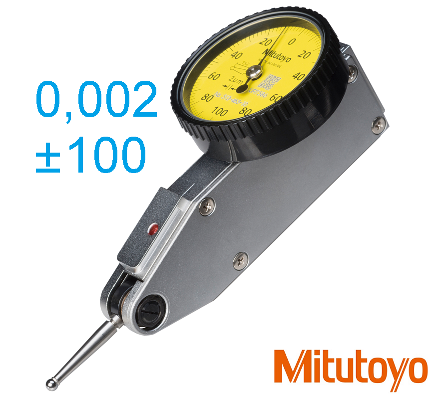 Páčkový úchylkoměr 0,20/0,002 mm, průměr 28 mm, horizontální provedení, Mitutoyo