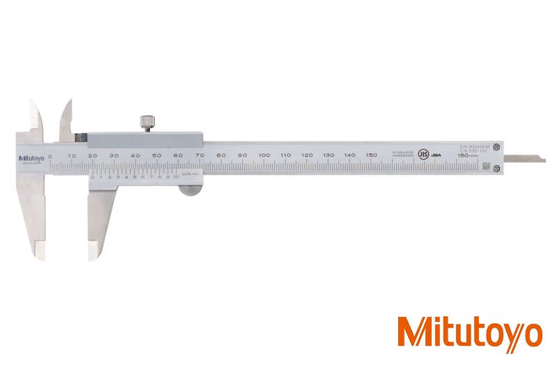 Posuvné měřítko Mitutoyo 0-150 mm, 0,05 mm, s aretačním šroubkem
