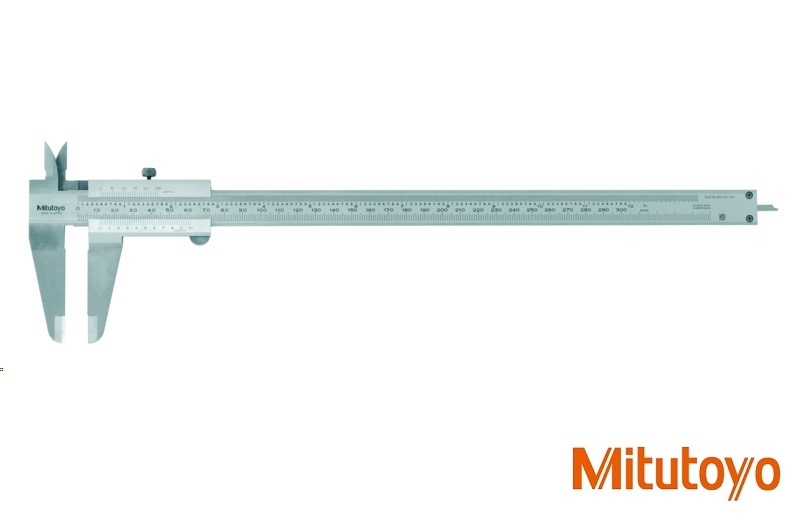Posuvné měřítko Mitutoyo 0-300 mm, 0,02 mm, stupnice v mm a inch, s aretačním šroubkem