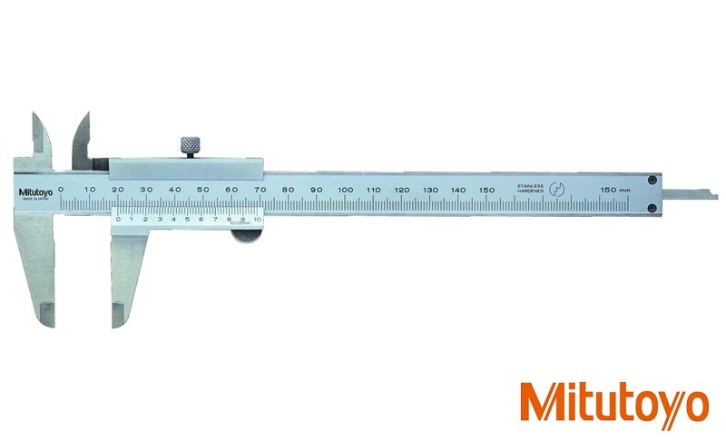 Posuvné měřítko Mitutoyo 0-150 mm, 0,02 mm, s aretačním šroubkem
