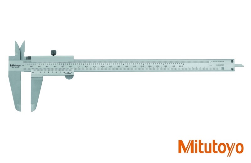 Posuvné měřítko Mitutoyo 0-200 mm, 0,02 mm, s aretačním šroubkem