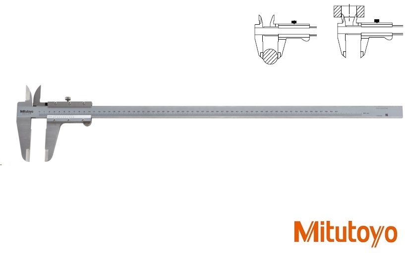 Posuvné měřítko Mitutoyo 0-600 mm, 0,05 mm, s aretačním šroubkem