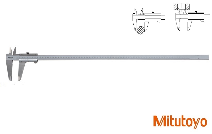 Posuvné měřítko Mitutoyo 0-1000 mm, 0,02 mm, s aretačním šroubkem