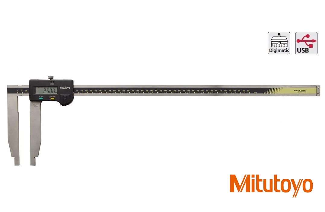 Digitální posuvné měřítko Mitutoyo 0-600 mm bez nožíků s výstupem dat